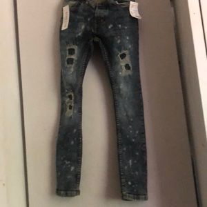 Boy’s Jeans (distressed skinny size 12)